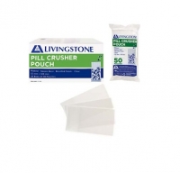 PILL CRUSHER POUCH LIVINGSTONE 20 x 50PKT (BOX OF 1000) - Click for more info