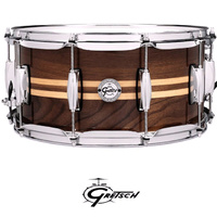 Gretsch Walnut Shell 14 x 65 inch Snare Drum With