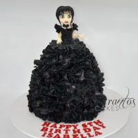 Wednesday Addams Doll Cake – NC658