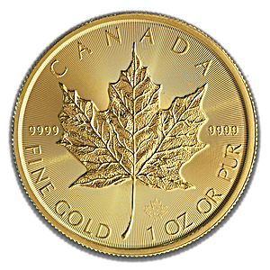 RCM Gold Maple Leaf Coin - 1oz (Random Date)